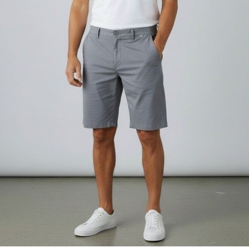 Travis Mathew Gray Men’s Flat Front Shorts